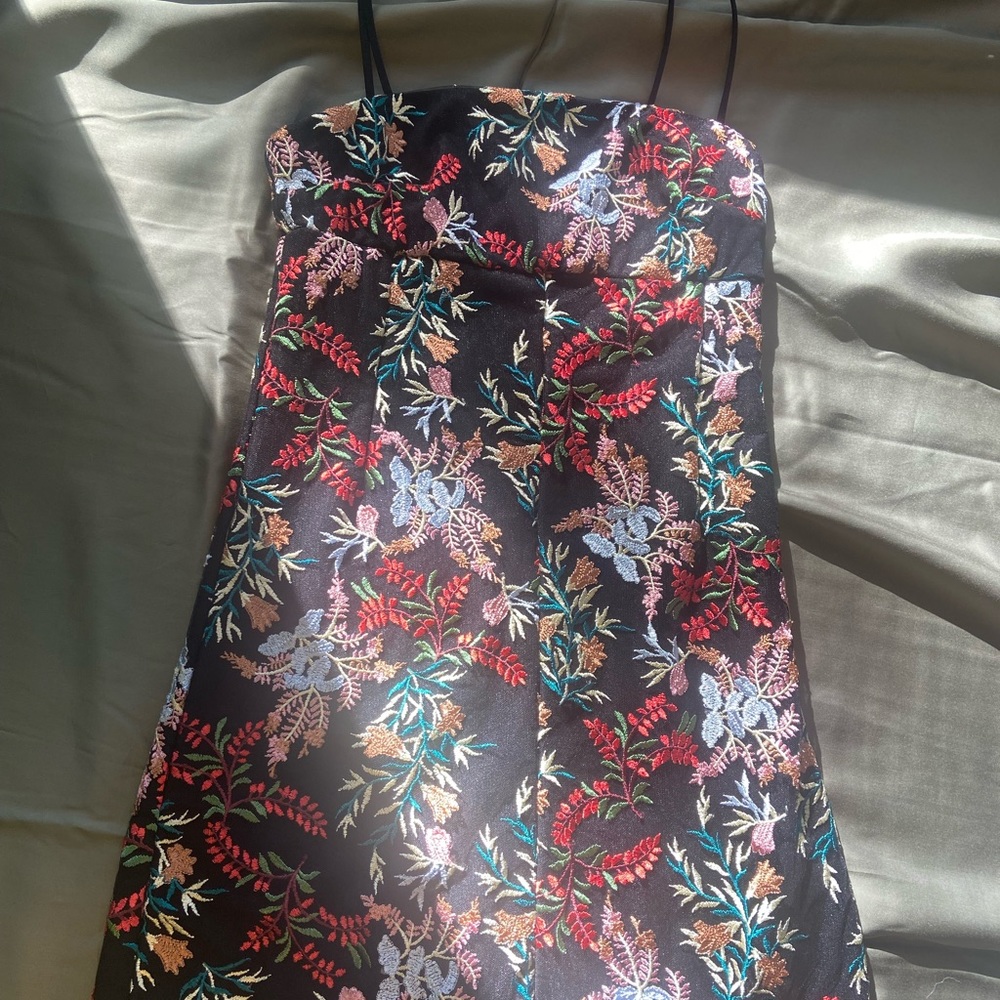 UO embroidered mini dress